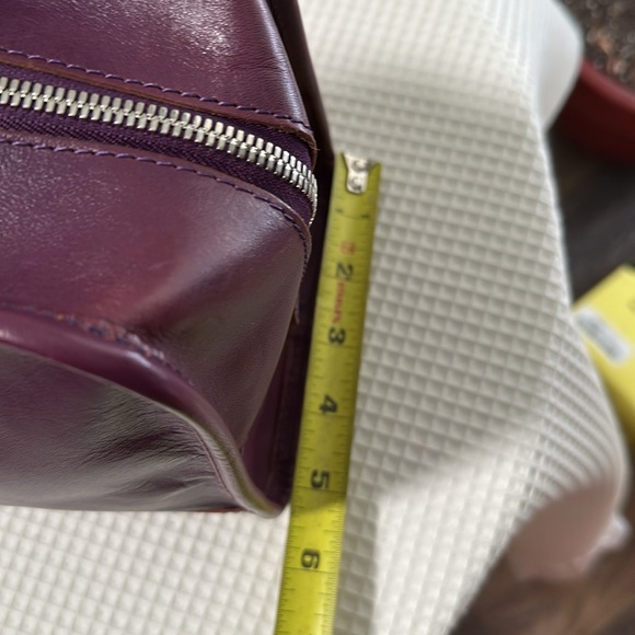 Loewe Authentic Purple Leather Women's Bag NWOT Firm - Picture 11 of 13